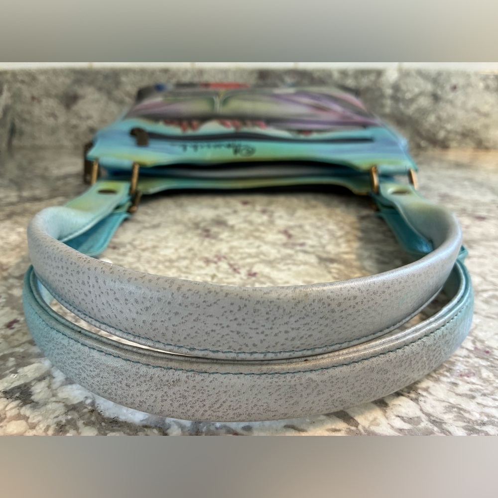 Anuschka Artistic Historic Route 66 Shoulder Bag - Picture 16 of 16